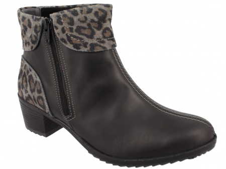 Boots 9902 Noir Leopard