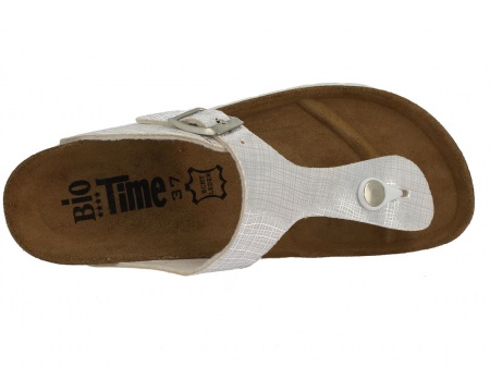 Sandale 3000D Blanc Argent