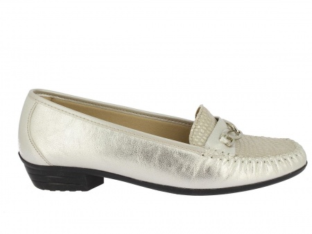 Mocassin BELLY Champagne Metal