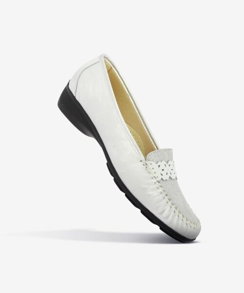 Mocassins FIESTANE Argent