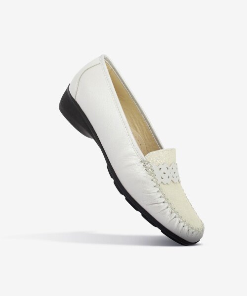 Mocassins FIESTANE Blanc