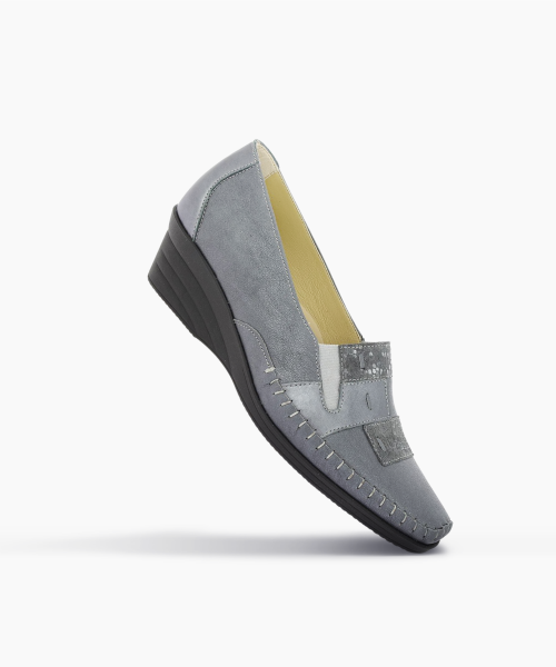 Mocassins HIRINA Gris