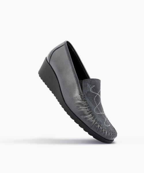 Mocassins KAKY Argent
