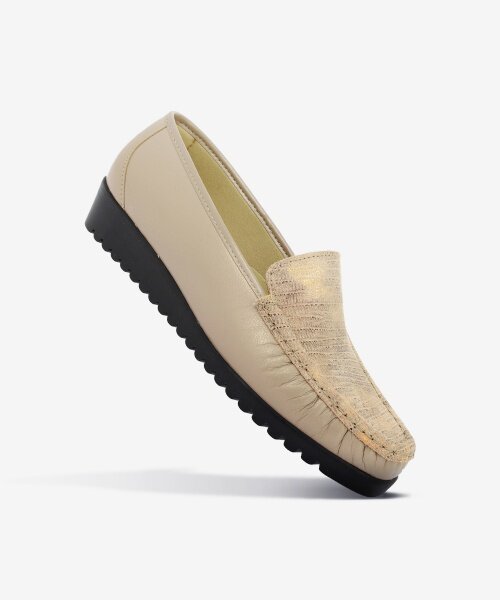 Mocassins TECK Beige